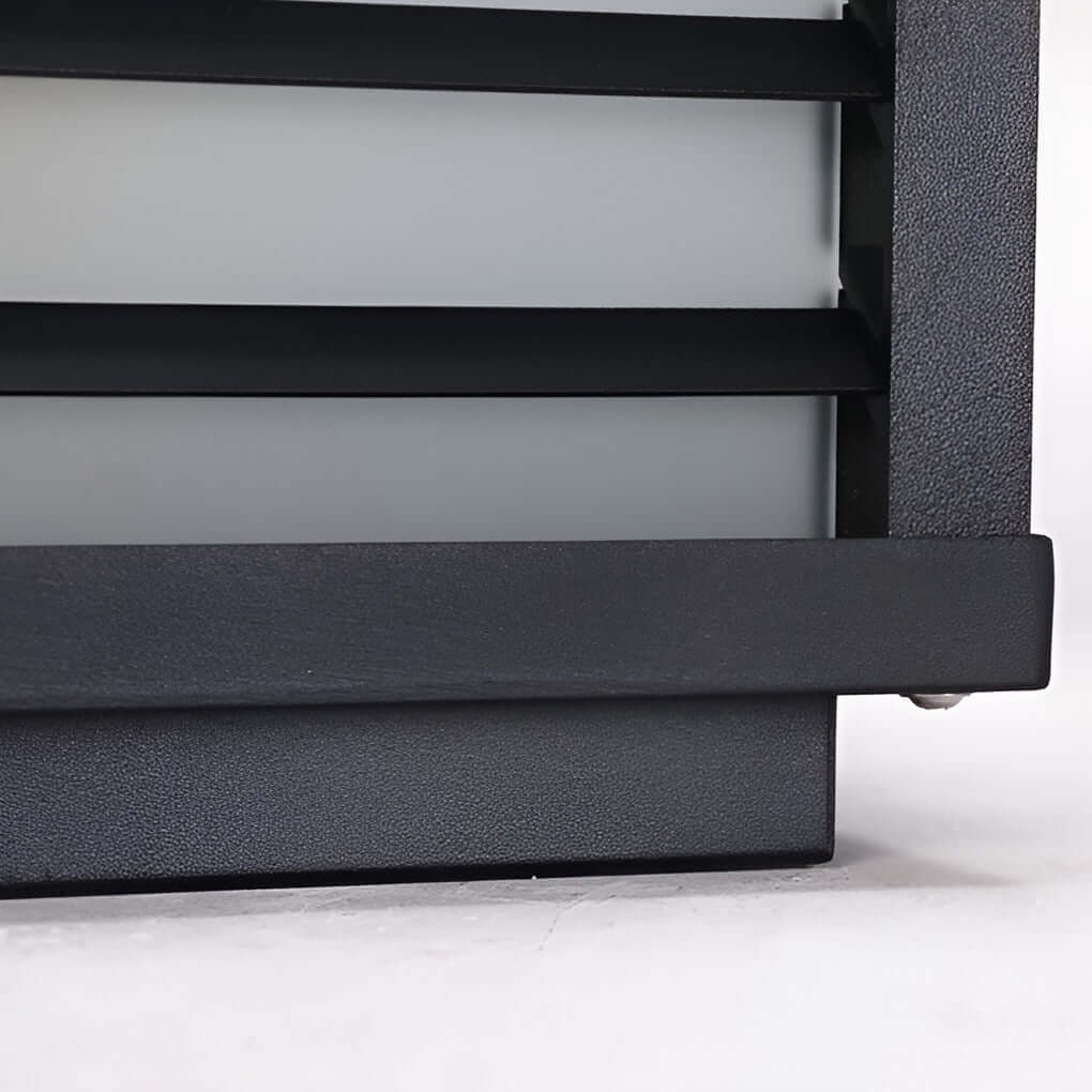 Luminara | Stylish Modern Outdoor Pillar Light with LED Glass Shade