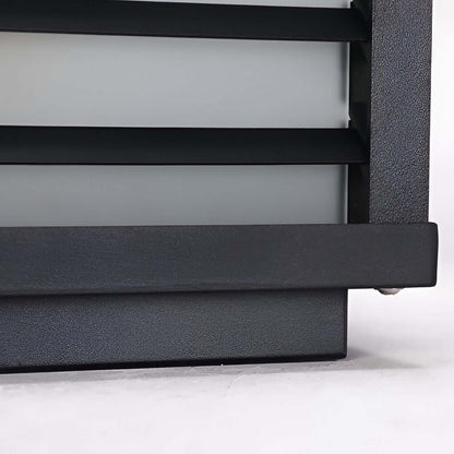 Luminara | Stylish Modern Outdoor Pillar Light with LED Glass Shade