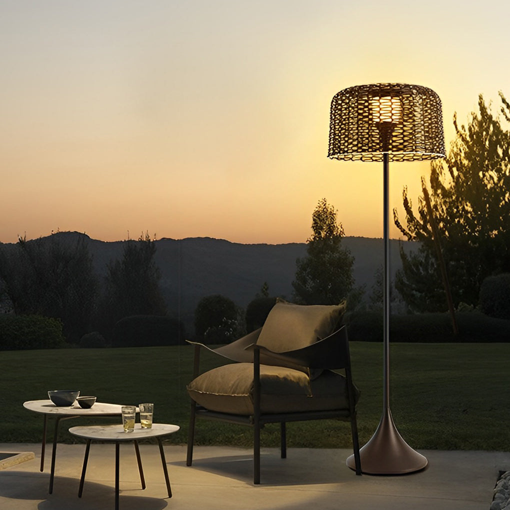 Luminara | Stylish Modern Solar Outdoor Floor Lamp with Dual Power Options 2