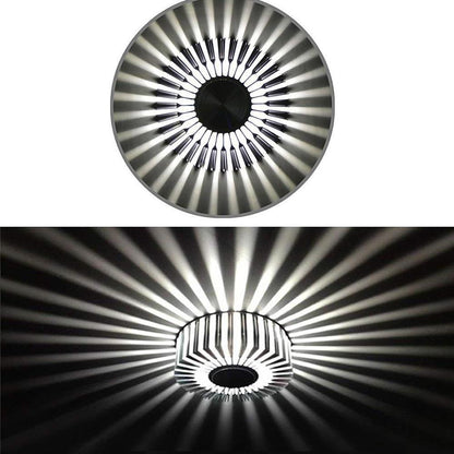 Luminara | Stylish Modern Sunburst LED Flush Mount Ceiling Light Fixture