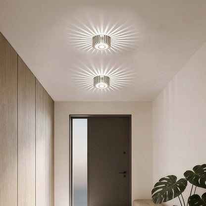 Luminara | Stylish Modern Sunburst LED Flush Mount Ceiling Light Fixture
