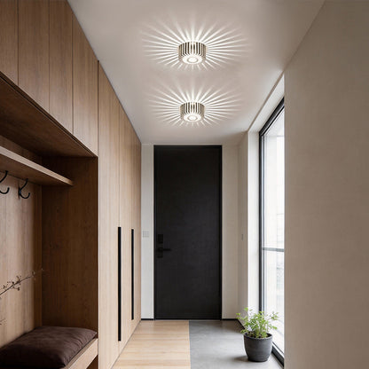 Luminara | Stylish Modern Sunburst LED Flush Mount Ceiling Light Fixture