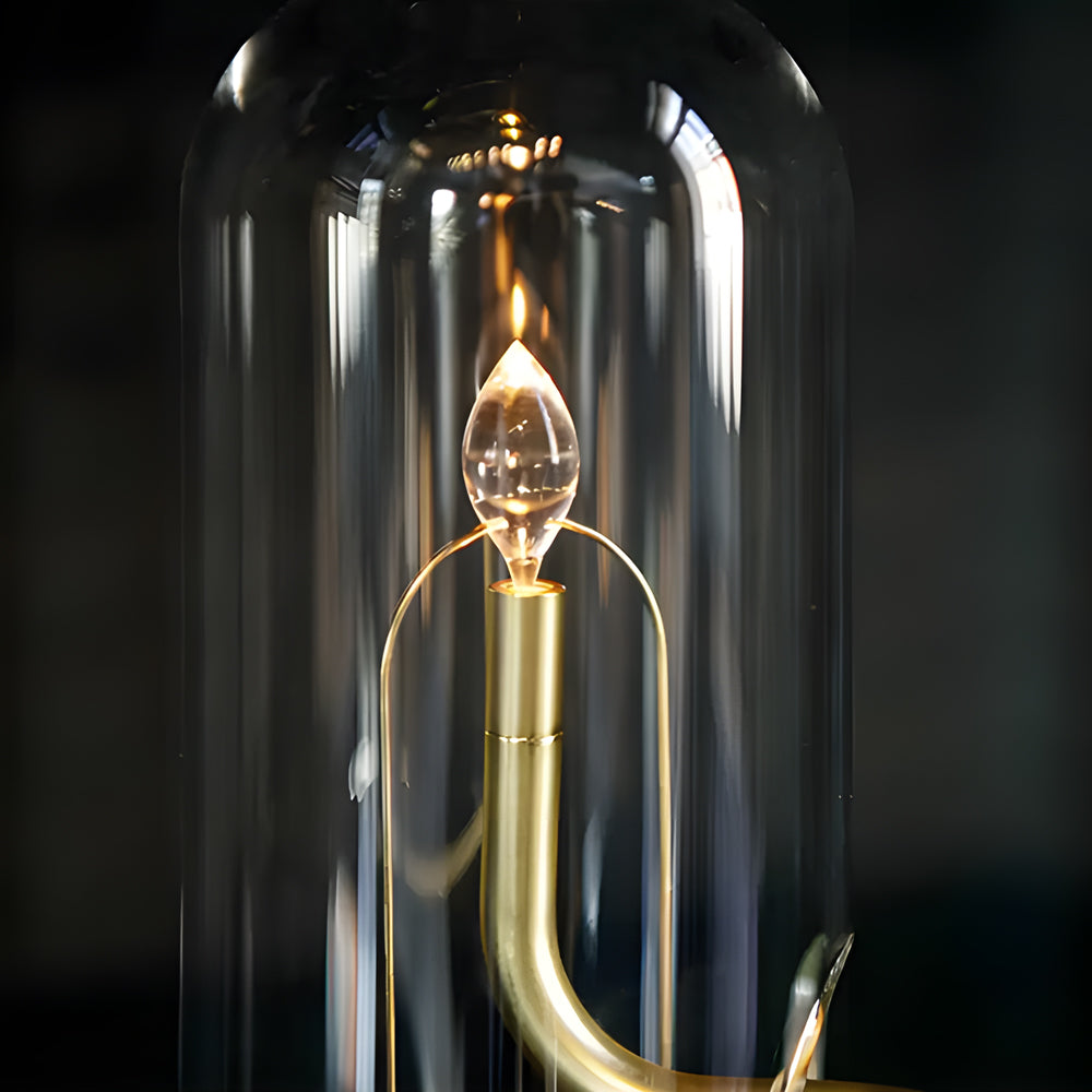 Luminara | Stylish Portable Glass Dome Battery Operated Table Lamp 6