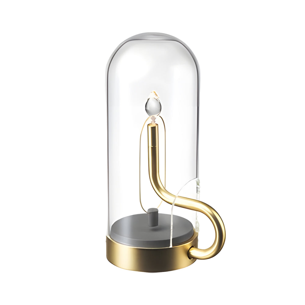 Luminara | Stylish Portable Glass Dome Battery Operated Table Lamp 8