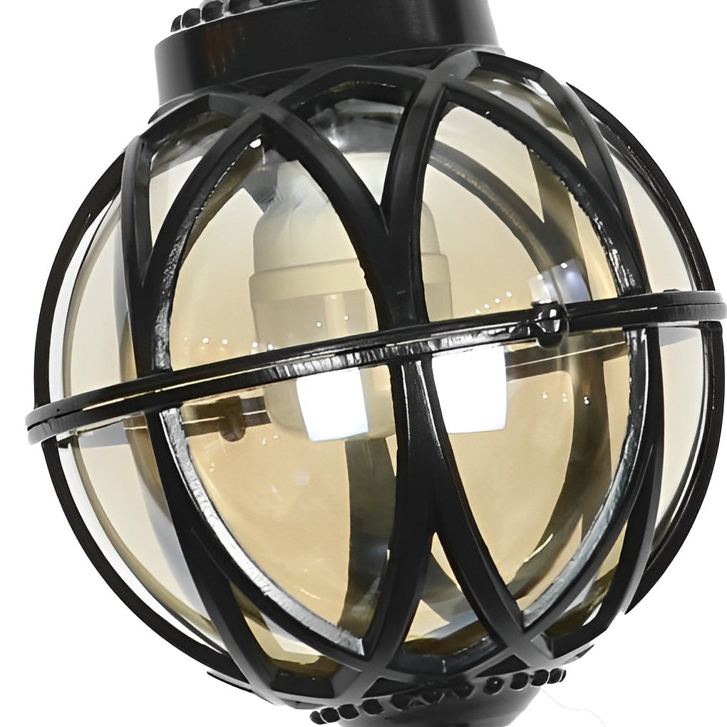 Luminara | Stylish Retro Metal Outdoor Pendant Light Fixture 7