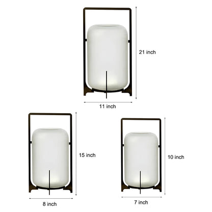 Luminara | Stylish Waterproof LED Handle Outdoor Lantern 8