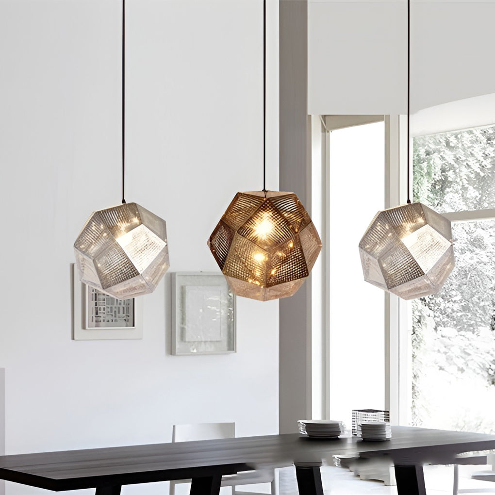 Luminex | Modern Geometric Metal Shade Kitchen Pendant Lighting