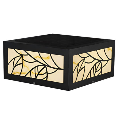 Lumosquare | Stylish Modern Solar Garden Pillar Light Fixture