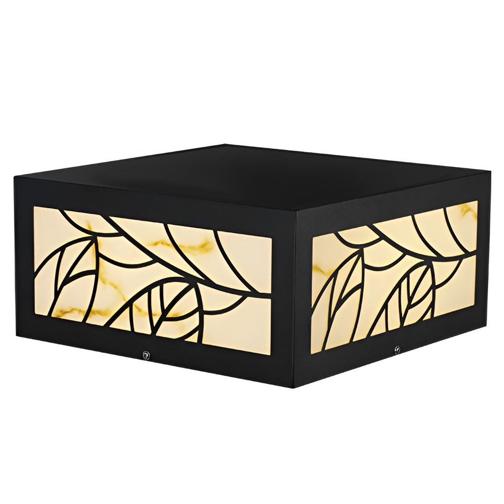 Lumosquare | Stylish Modern Solar Garden Pillar Light Fixture
