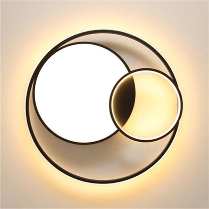 Lunara | Modern Sleek LED Flush Mount Ceiling Light Fixture