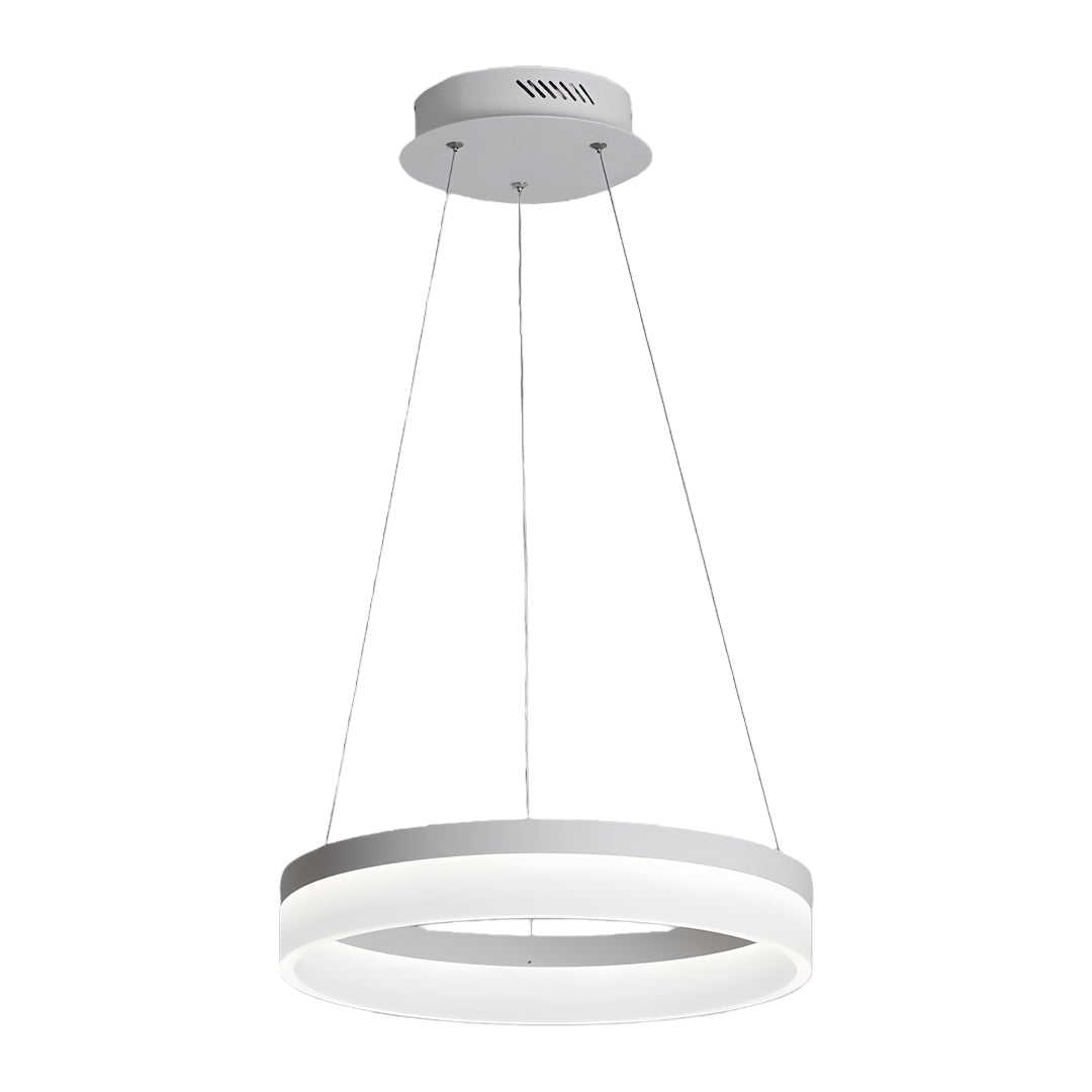 Lunara | Sleek Modern Black Pendant Light with Dimmable LED Illumination