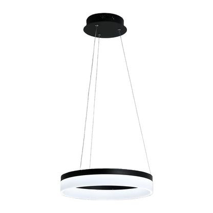 Lunara | Sleek Modern Black Pendant Light with Dimmable LED Illumination