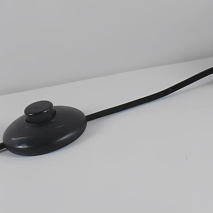 Lunaris | Sleek Modern Black Oval Floor Lamp with LED Lighting 6