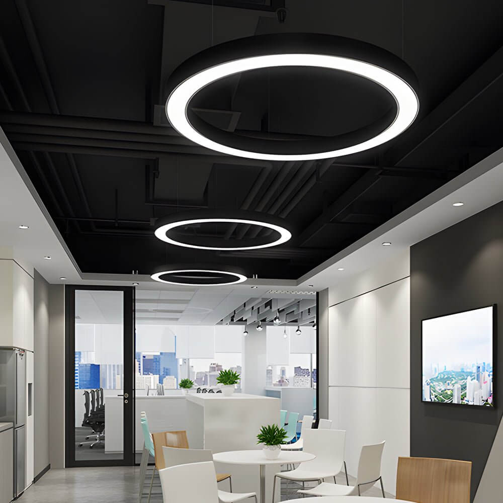 Lunaris | Sleek Modern LED Ceiling Light Fixture for Expansive Illumination