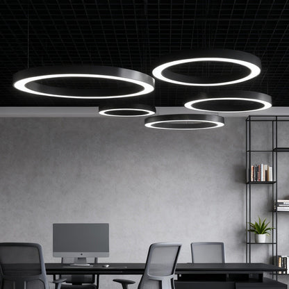 Lunaris | Sleek Modern LED Ceiling Light Fixture for Expansive Illumination