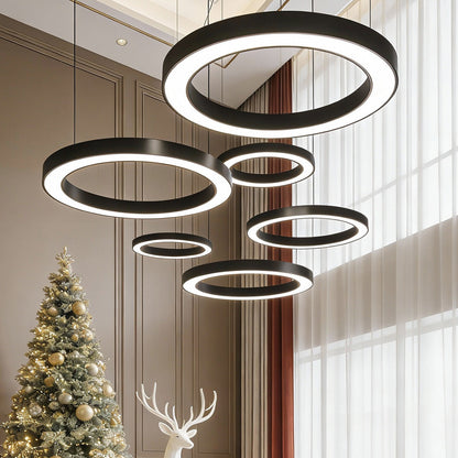Lunaris | Sleek Modern LED Ceiling Light Fixture for Expansive Illumination