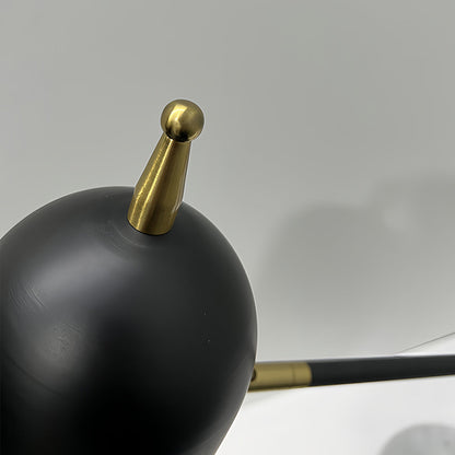 MarbleGlow | Modern Elegant Black Table Lamp with Adjustable LED Light 7