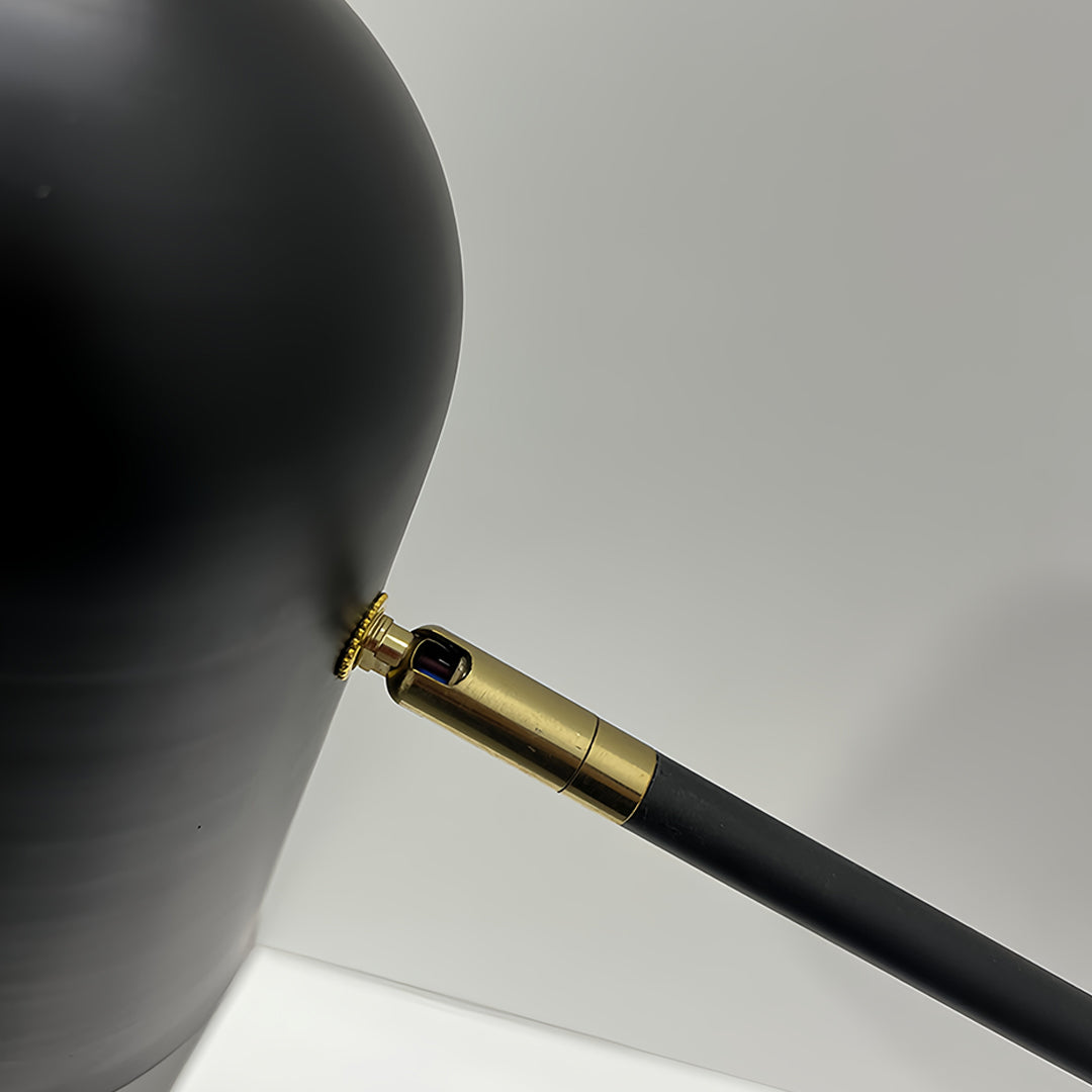 MarbleGlow | Modern Elegant Black Table Lamp with Adjustable LED Light 8