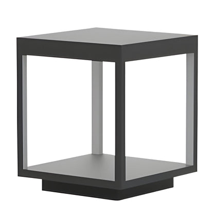 Modern Concrete Pillar Lights | Solar Garden Lights with Dual Power Supply | Elegant Outdoor Lighting for Ambiance 7