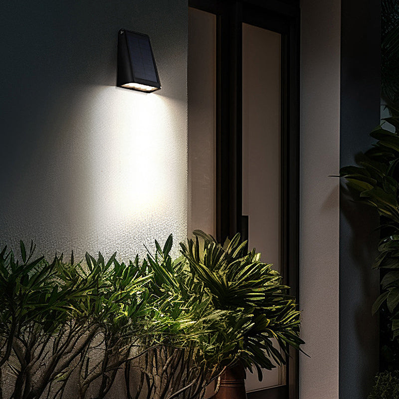 Modern Solar Outdoor Wall Lantern with Adjustable Panel & Waterproof Design for Efficient Illumination 5