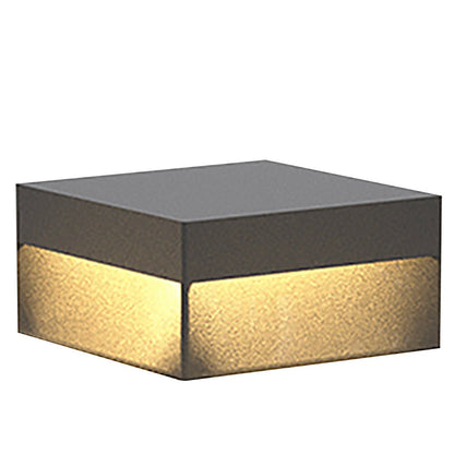Modern Square Pillar Lights | Solar Outdoor Lighting with Dual Power Supply | Waterproof Design for Elegant Garden Illumination 4