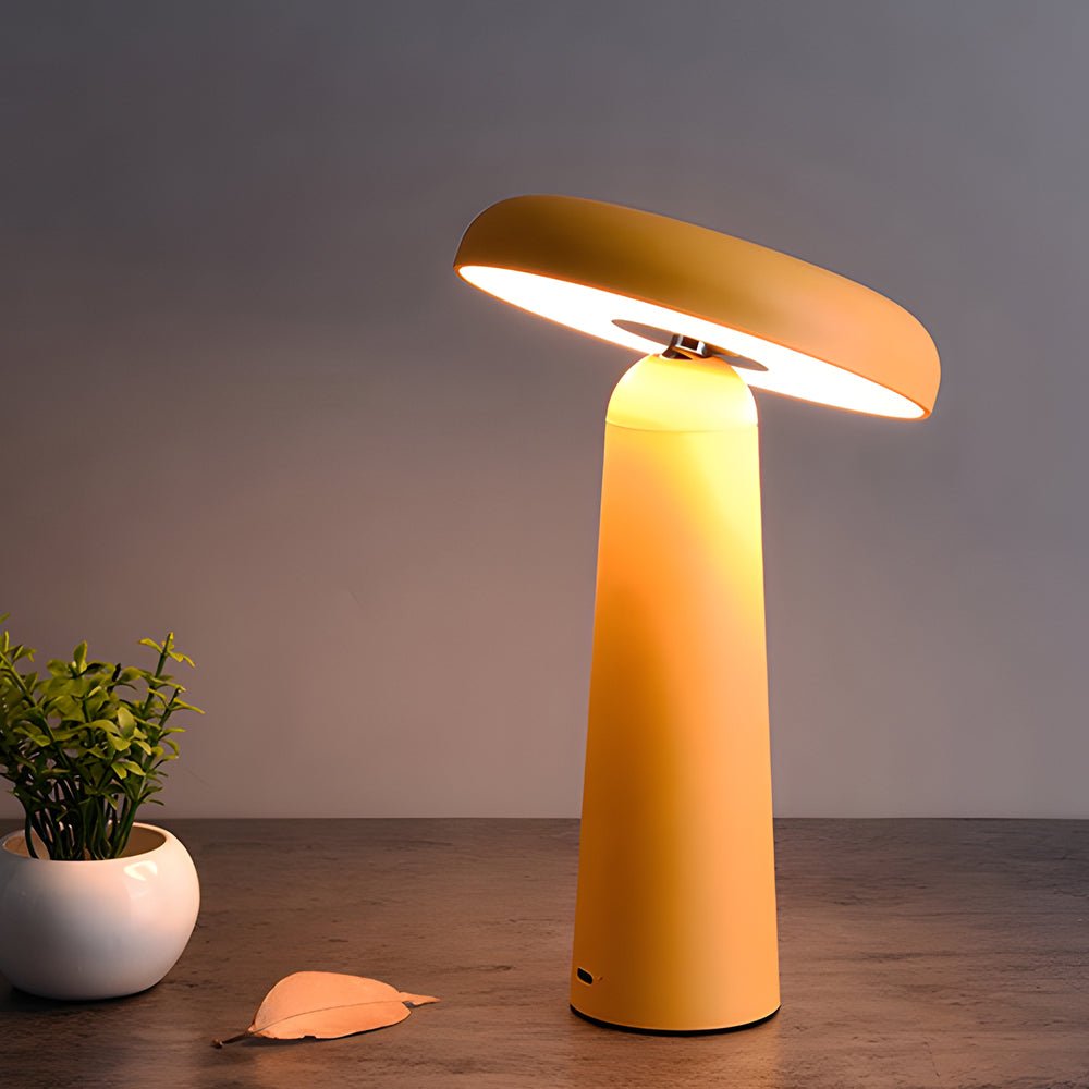 MushroomGlow | Whimsical Portable Cordless Table Lamp with Dimmable LED 1