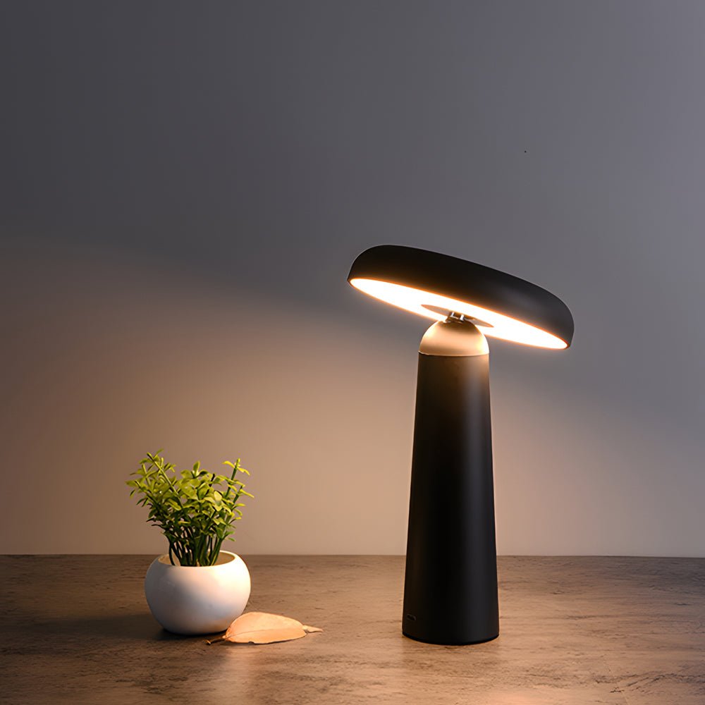 MushroomGlow | Whimsical Portable Cordless Table Lamp with Dimmable LED 4