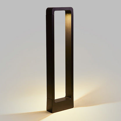 Nocturna | Elegant Minimalist Black Outdoor Garden Lights Bollard Fixture