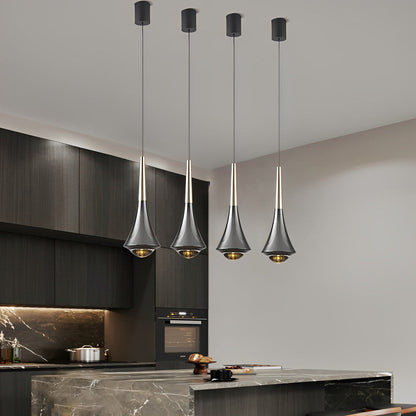 NocturneLight | Modern Adjustable Black Pendant Lighting for Stylish Interiors