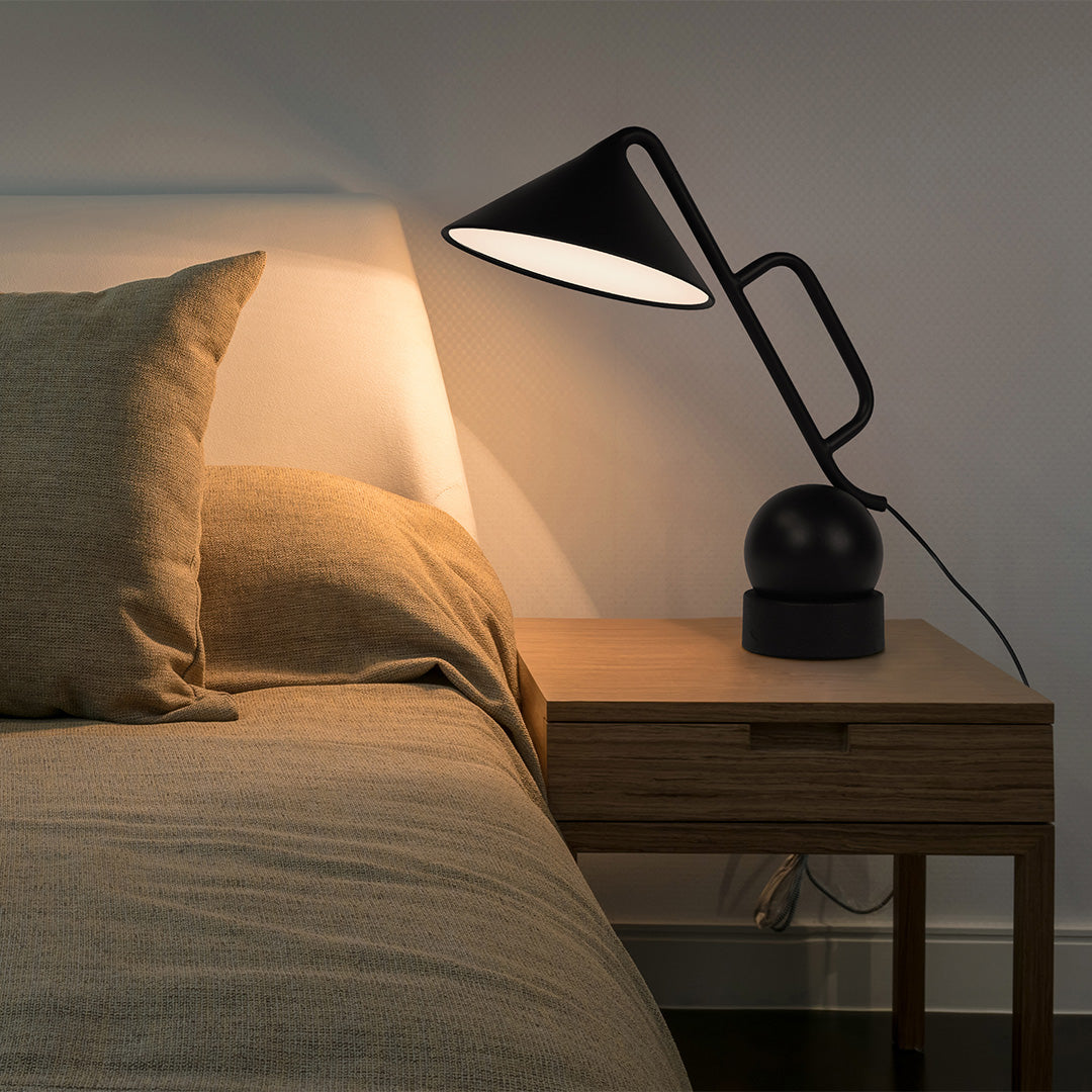 Nocturne | Modern Black Metal Adjustable LED Desk Lamp 0
