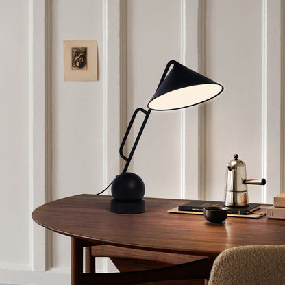 Nocturne | Modern Black Metal Adjustable LED Desk Lamp 7
