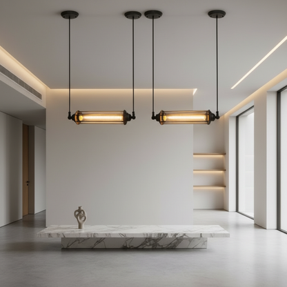 IronCraft | Stylish Black Industrial Kitchen Pendant Lighting Fixture