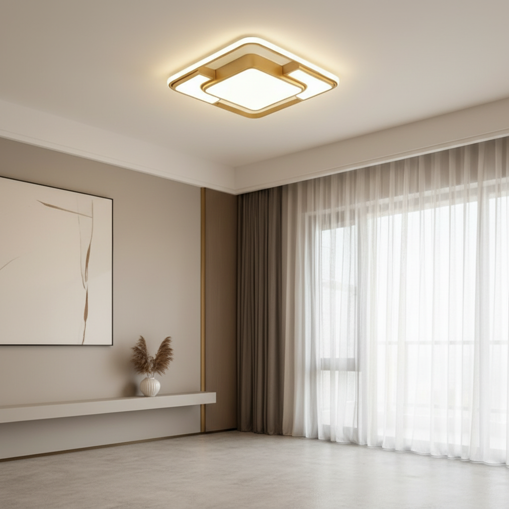 Lumenova | Stylish Modern LED Flush Mount Ceiling Light Fixture