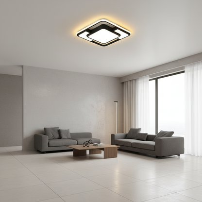 Lumenova | Stylish Modern LED Flush Mount Ceiling Light Fixture