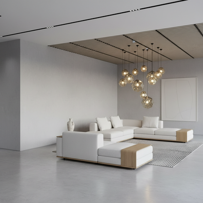Luminex | Modern Geometric Metal Shade Kitchen Pendant Lighting