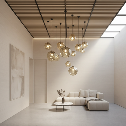 Luminex | Modern Geometric Metal Shade Kitchen Pendant Lighting