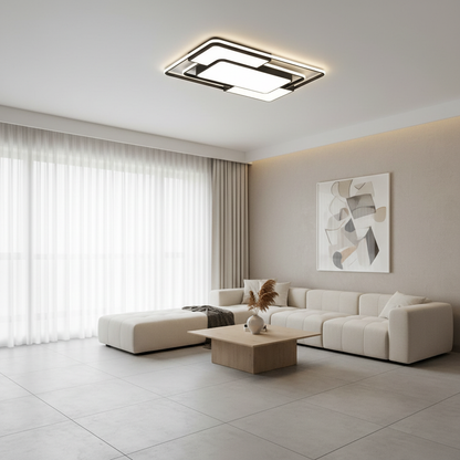 Lumenova | Stylish Modern LED Flush Mount Ceiling Light Fixture