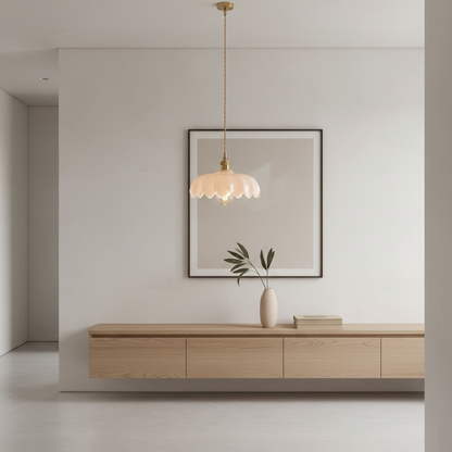 FloraGlow | Elegant Retro Glass Kitchen Pendant Lighting Fixture