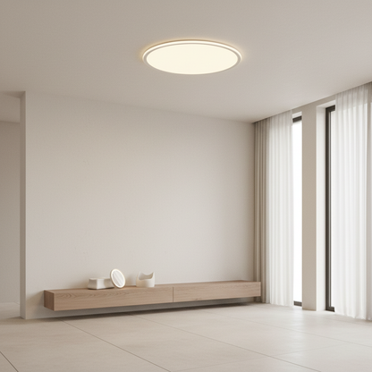 Luminara | Modern Ultra-Thin Round LED Flush Mount Ceiling Light