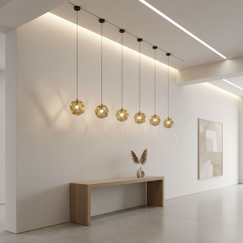Luminex | Modern Geometric Metal Shade Kitchen Pendant Lighting