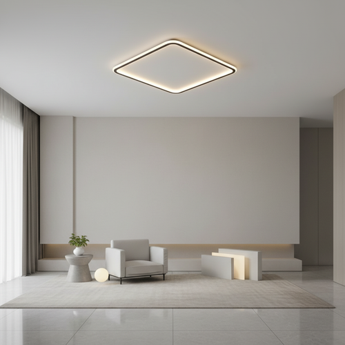 Luminara | Modern Sleek LED Flush Mount Ceiling Light Fixture