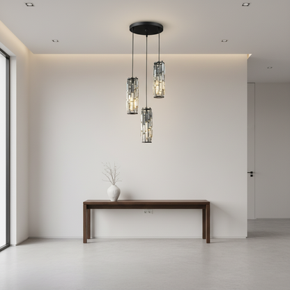 CrystalAura | Stylish Elegant Mini Pendant Light Fixture for Modern Spaces