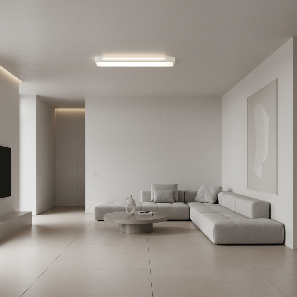 Luminara | Modern Elegant Long Oval LED Flush Mount Ceiling Light