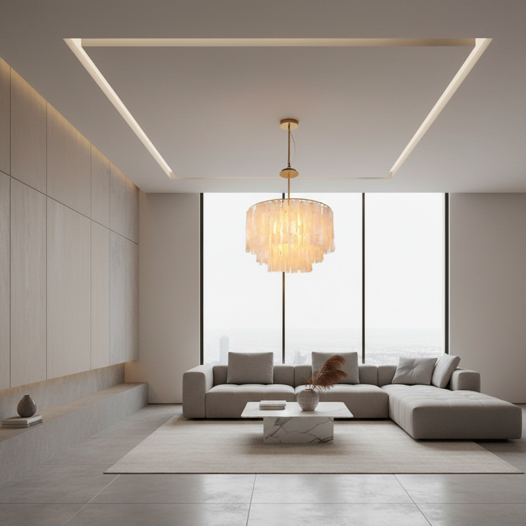 ShellAura | Elegant Modern Shell Chandelier Light Fixture