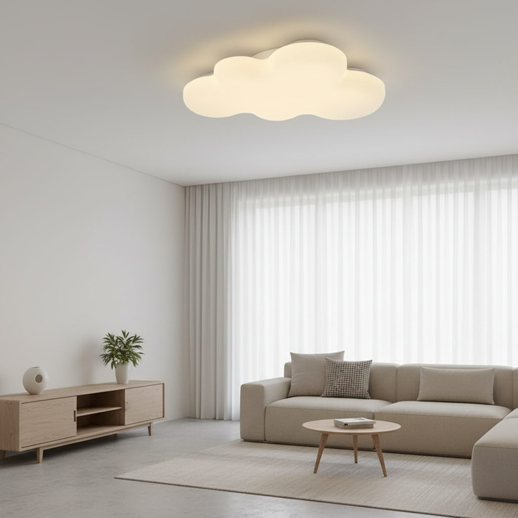 NimbusGlow | Charming Modern LED Flush Mount Ceiling Light
