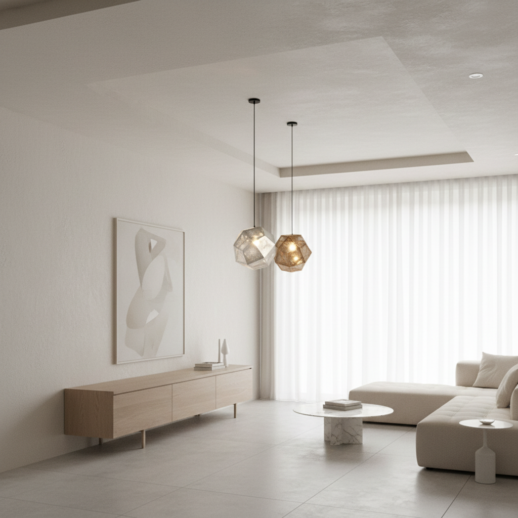 Luminex | Modern Geometric Metal Shade Kitchen Pendant Lighting