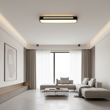 Luminara | Modern Elegant Long Oval LED Flush Mount Ceiling Light