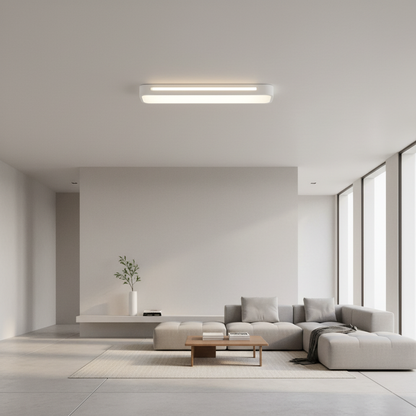 Luminara | Modern Elegant Long Oval LED Flush Mount Ceiling Light