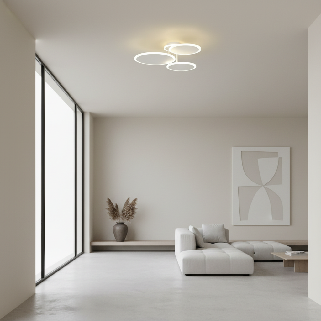 Luminara | Modern Dimmable LED Flush Mount Ceiling Light Fixture