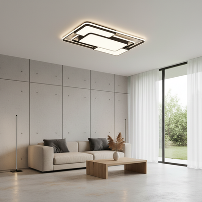 Lumenova | Stylish Modern LED Flush Mount Ceiling Light Fixture